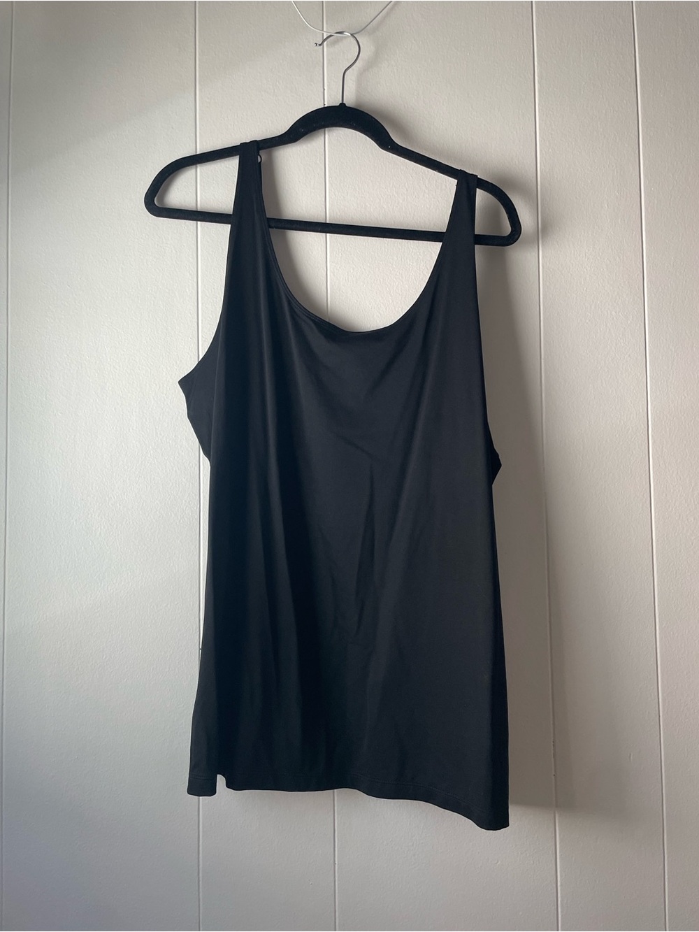 Chico's Black Scoop Neck Tank Top